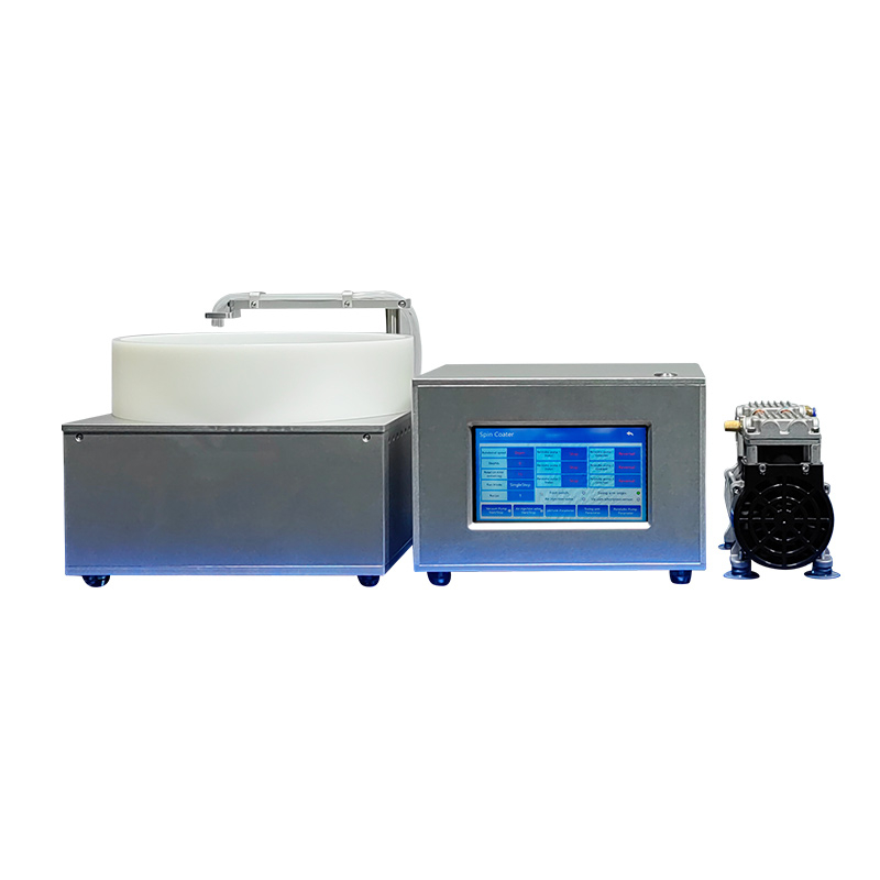 Swing arm spin coater for silicon wafer